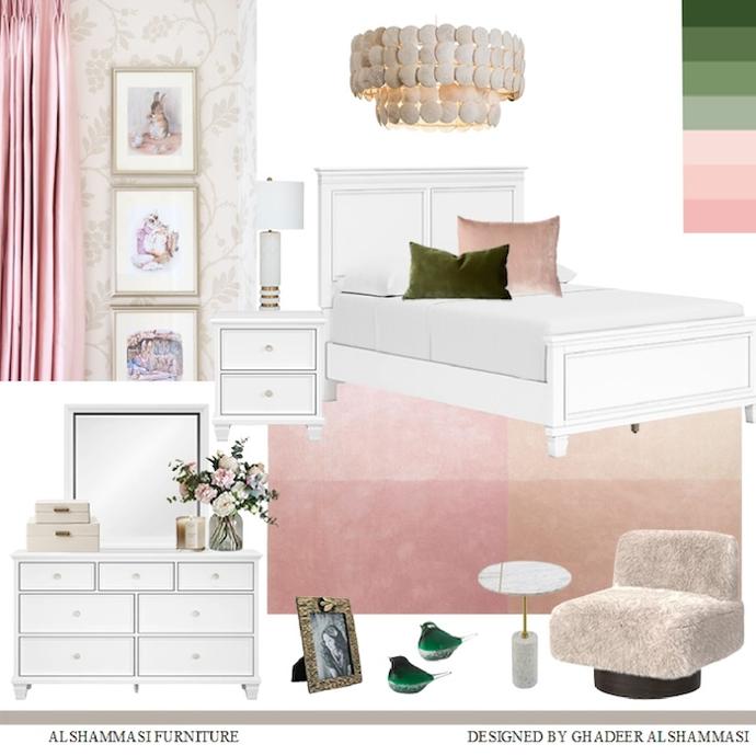 Kids bedroom mood board